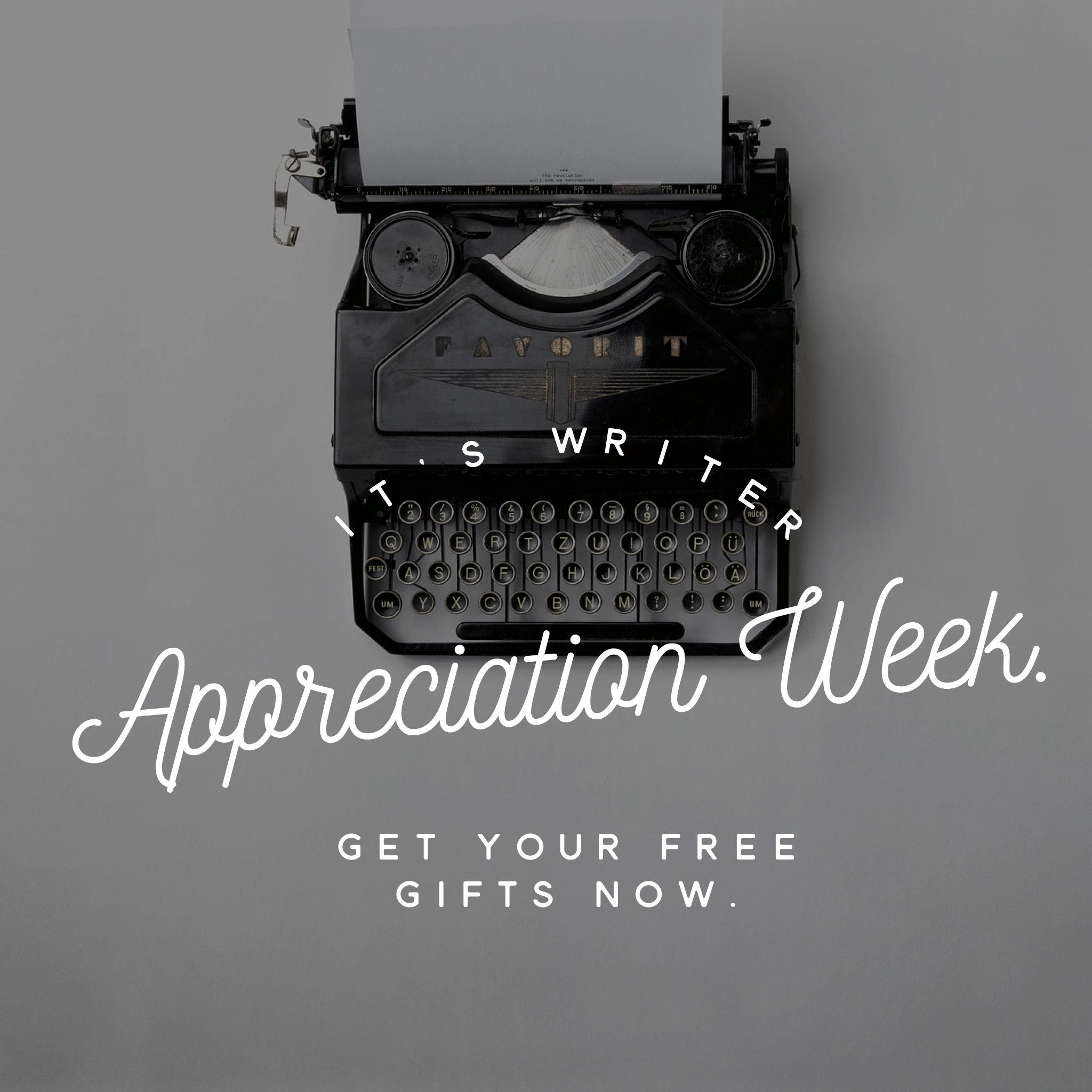 Writer Appreciation Week
